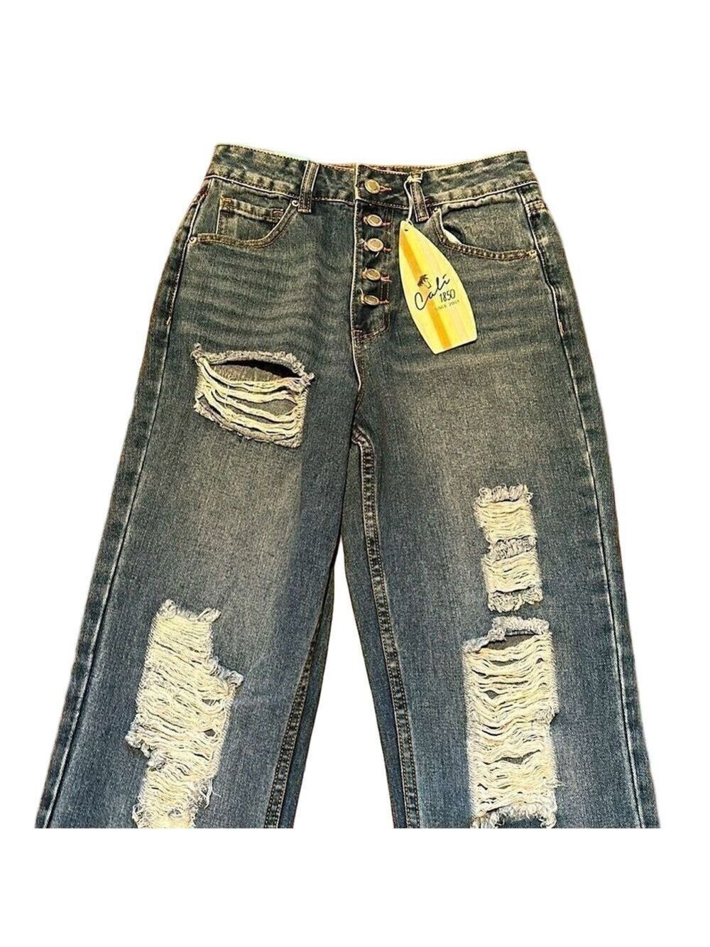 Cali 1850 straight leg jeans size 3 - Picture 2 of 9